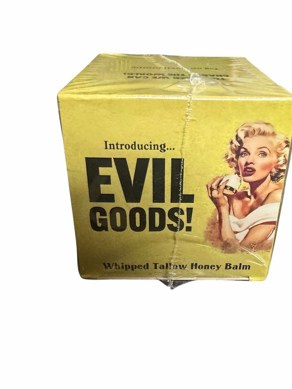 Evil Goods Whipped Tallow Honey Balm 180g Unscented Face Body Lips New Sealed